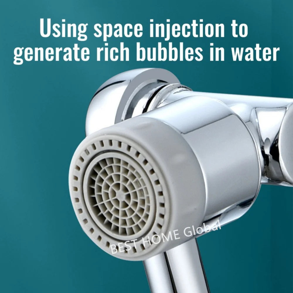 Mettez à niveau votre robinet avec la buse de filtre anti-éclaboussures rotative universelle à 1080° - Parfait pour la cuisine et la salle de bain