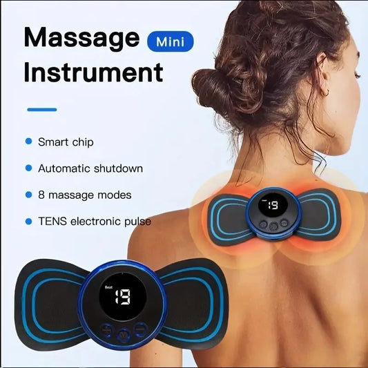 Masseur de cou ultime: écran LCD, 8 modes, soulagement de la douleur
